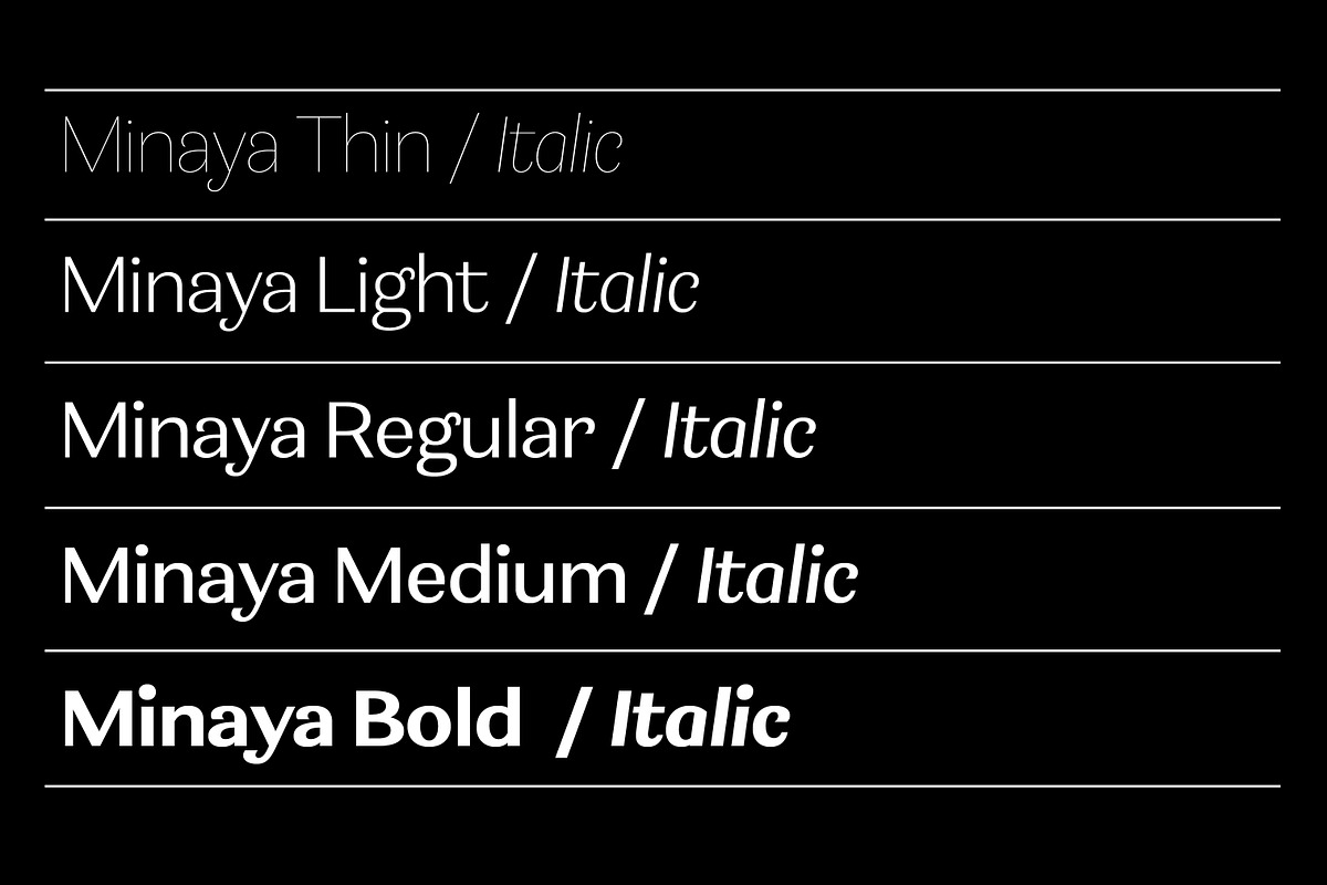 Minaya, a Sans Serif Font by OceaneM (Photo 2 of 7)