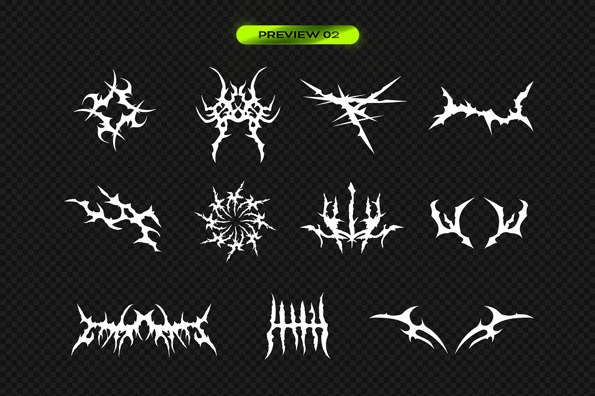 Neotribal Elements, an Object Graphic by KXIRU (Photo 4 of 5)