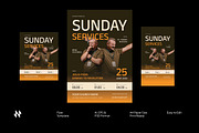 Elegant Sunday Church Flyer, a Flyer Template by Neermana (Thumbnail 1 of 4)