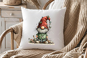 Whimsical Summer Gnome Clipart, an Illustration by OK Design (Thumbnail 6 of 6)