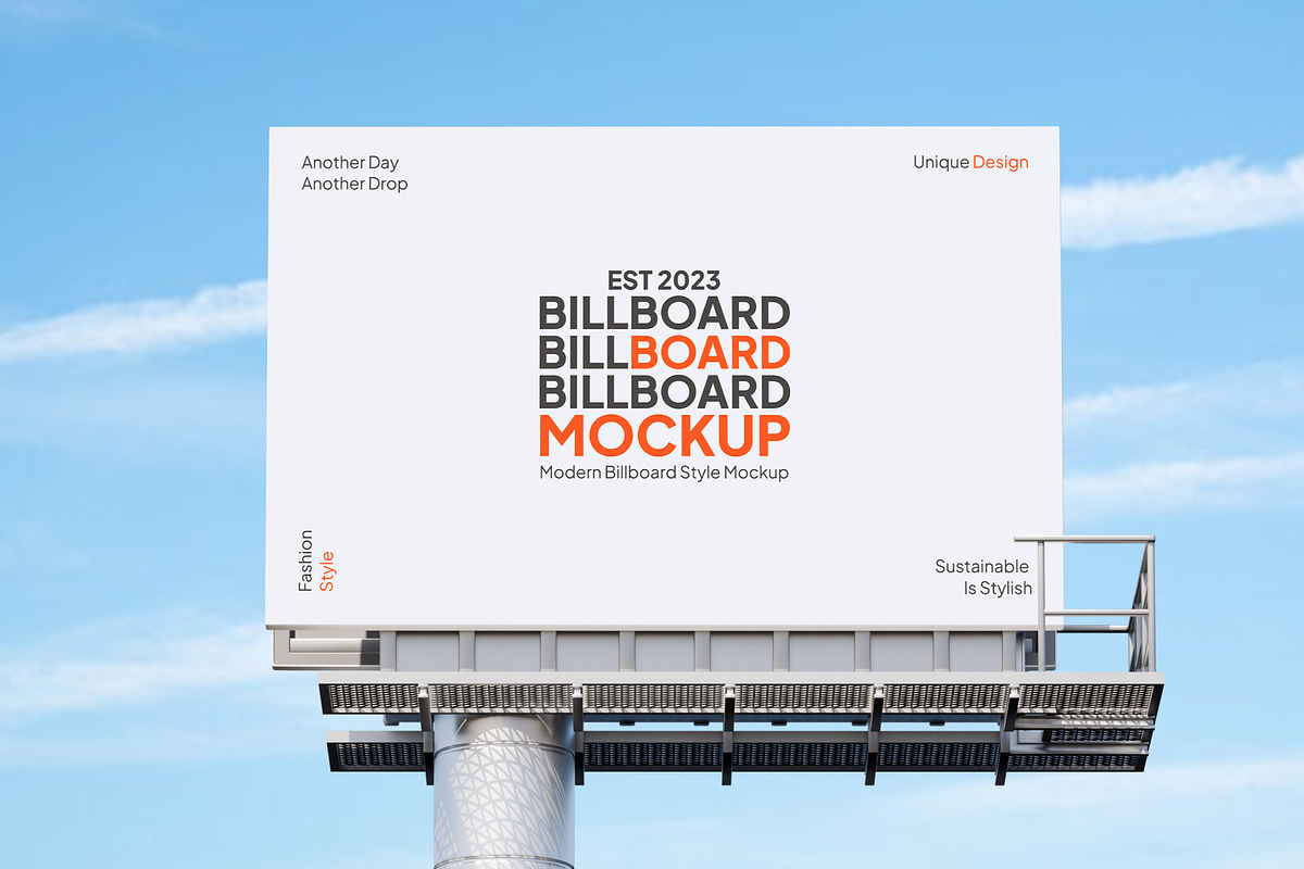 Modern Billboard Mockup Set, a Mockup by orenjidesign (Photo 3 of 8)