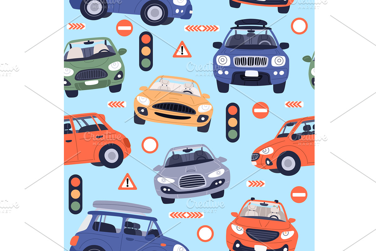 Passenger cars. City transport, a Transportation Illustration by Vectorbuum