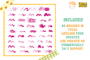 Soft Procreate Brushes, a Brush Add-On by Cozy Brushery (Thumbnail 4 of 8)