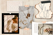 stylish moodboard mockup creator, a Product Mockup by Negative Space (Thumbnail 3 of 5)