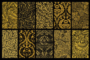 Gold Glitter William Morris Patterns, a Pattern Graphic by ARTOZEN DIGITAL (Thumbnail 16 of 20)