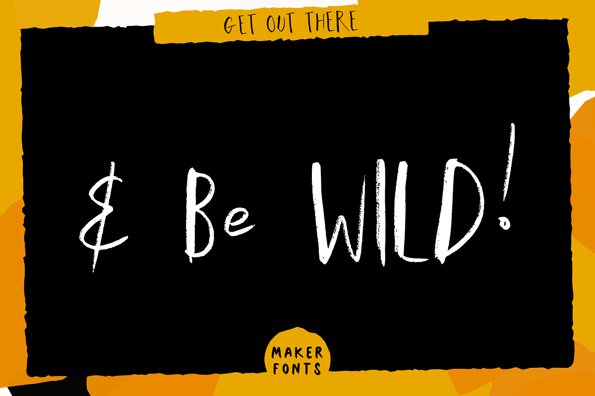 Wild Ones Handmade Font, a Handwritten Font by Maker Fonts (Photo 12 of 13)