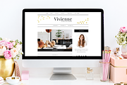 Feminine WordPress Theme | Vivienne, a WordPress Template by Hello Chic Designs (Thumbnail 2 of 2)