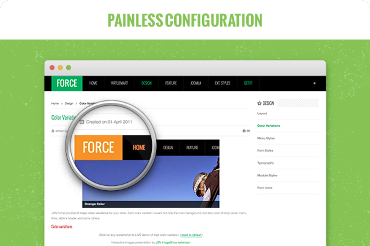 JSN Force- E-Commerce Template, a Websites & App Template by JoomlaShine (Photo 5 of 5)