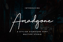 Amadgone Font