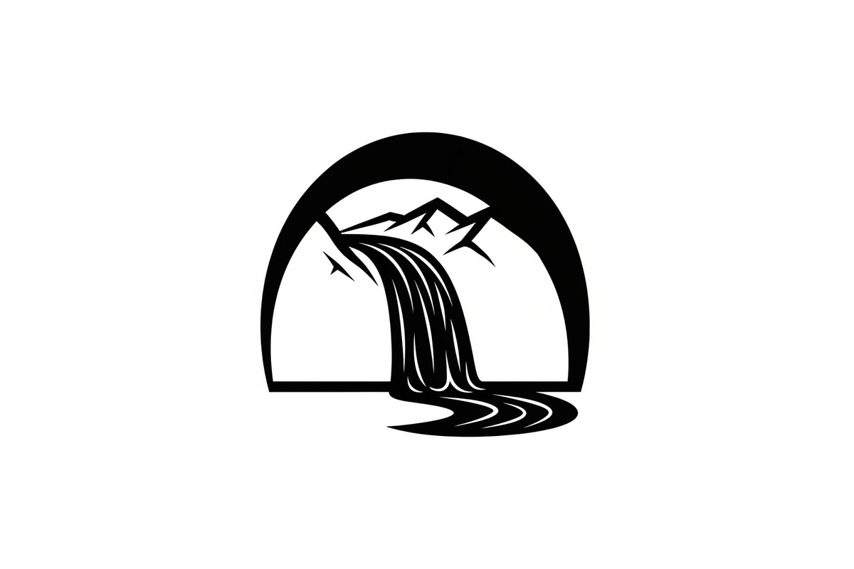 Waterfall Arch Landscape SVG Bundle, an Illustration by jahid234 (Photo 28 of 31)