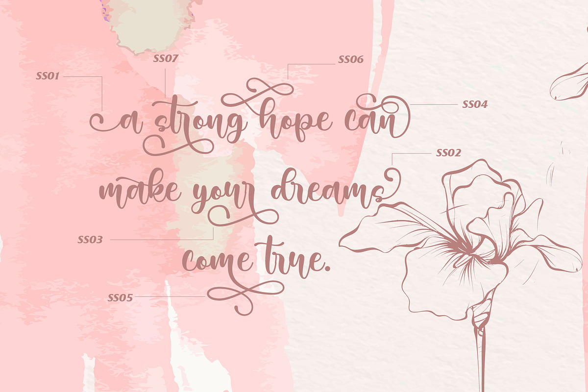 Sunday Morning Script Font, a Script Font by Monoco Type Foundry (Photo 9 of 11)