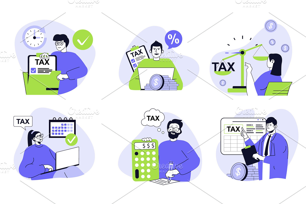 120 Flat Vector Illustrations, an Illustration by alexdndz (Photo 21 of 21)