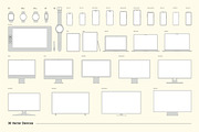 Outline Device Mockups - Vector Pack, an iPhone Mockup by Mr.Mockup™ (Thumbnail 3 of 14)