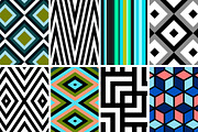 70 seamless geometric patterns set, a Pattern Graphic by Luxury Fashion Prints (Thumbnail 3 of 3)
