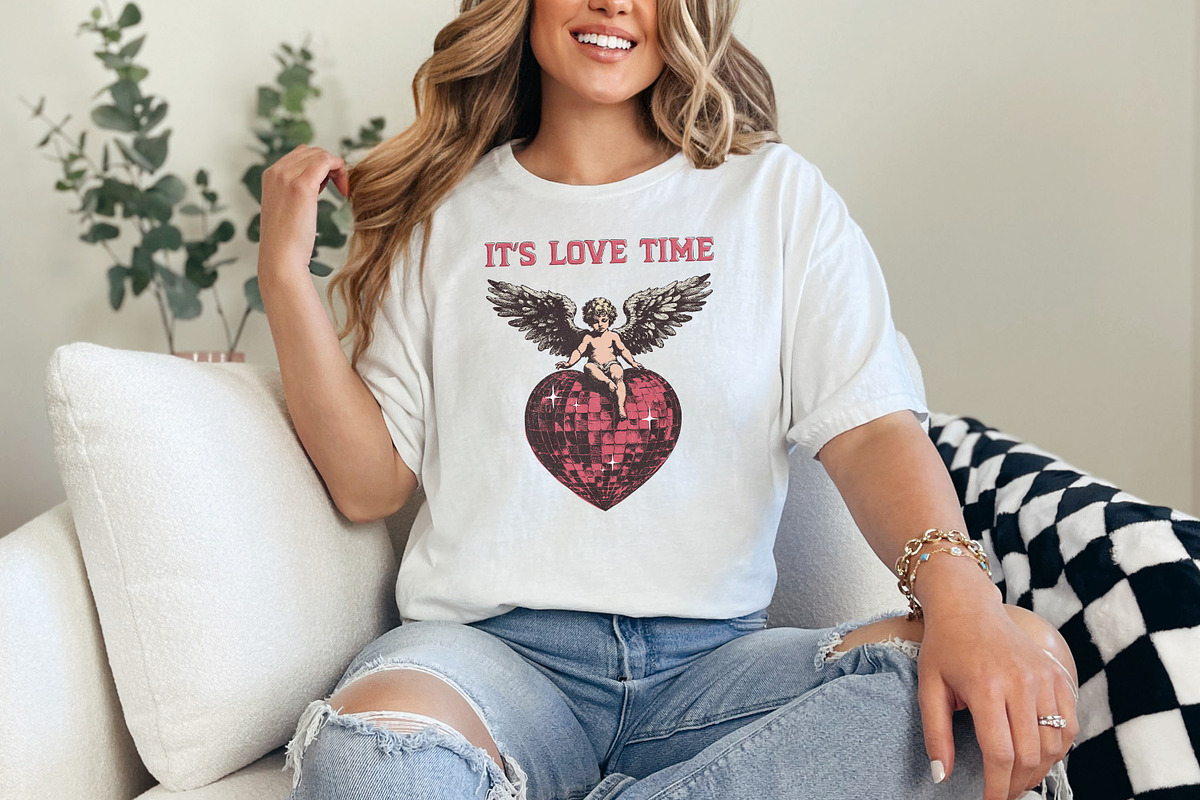 It's Love Time png, Valentine's Day, an Illustration by SharpMarketplace (Photo 6 of 9)