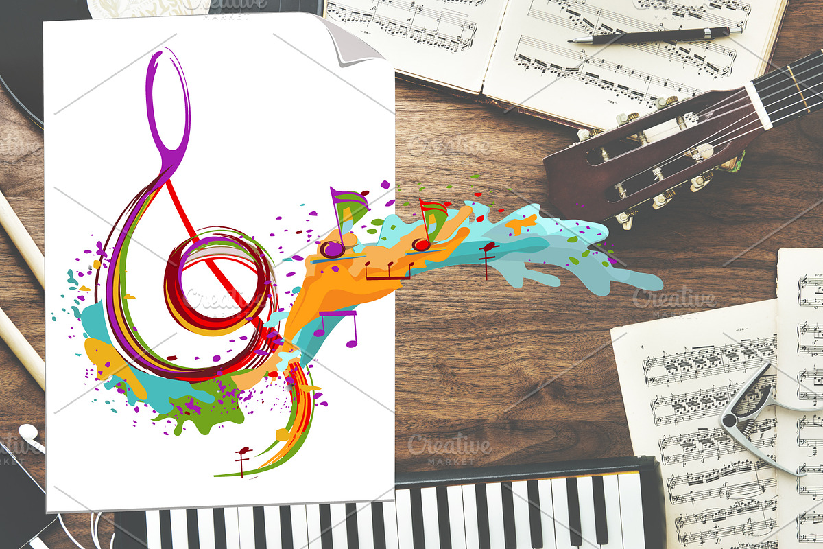 Musical Treble clefs!, a Decorative Illustration by Laifalight (Photo 5 of 18)