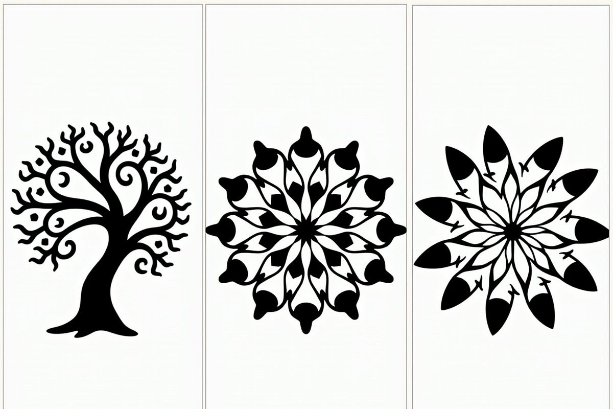Decorative Tree Floral Nature Tile, a Decorative Illustration by Artivon (Photo 6 of 23)