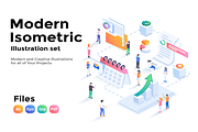 Modern Isometric Business Illustrati, an Object Illustration by Creative Perspective (Thumbnail 1 of 6)