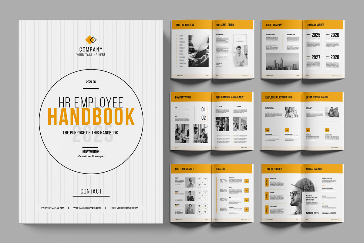 Employee Handbook Layout