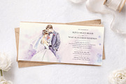Watercolor Wedding Invite Set, a Marketing Template by Elena Naumchenkova (Thumbnail 4 of 4)