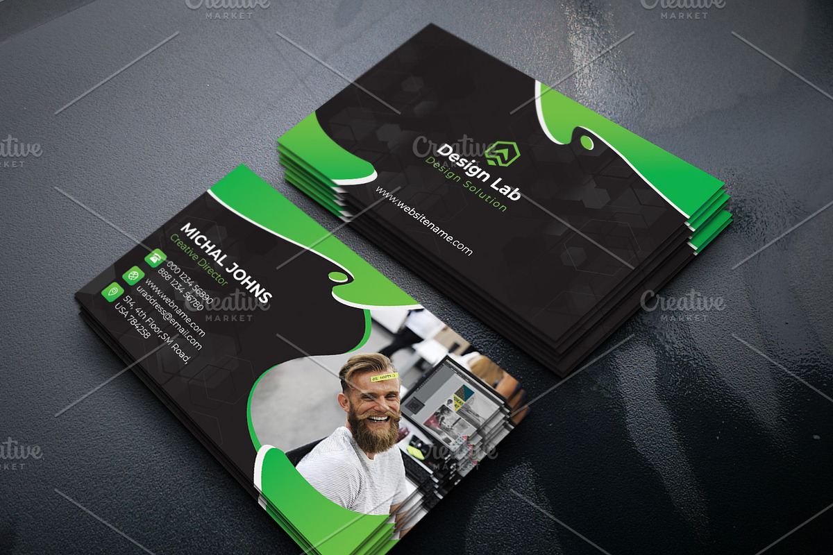 Business Cards, a Business Card Template by DesignsLab (Photo 12 of 12)