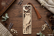 Winter Animals Bookmarks SVG Bundle, a Decorative Illustration by svgocean (Thumbnail 10 of 13)