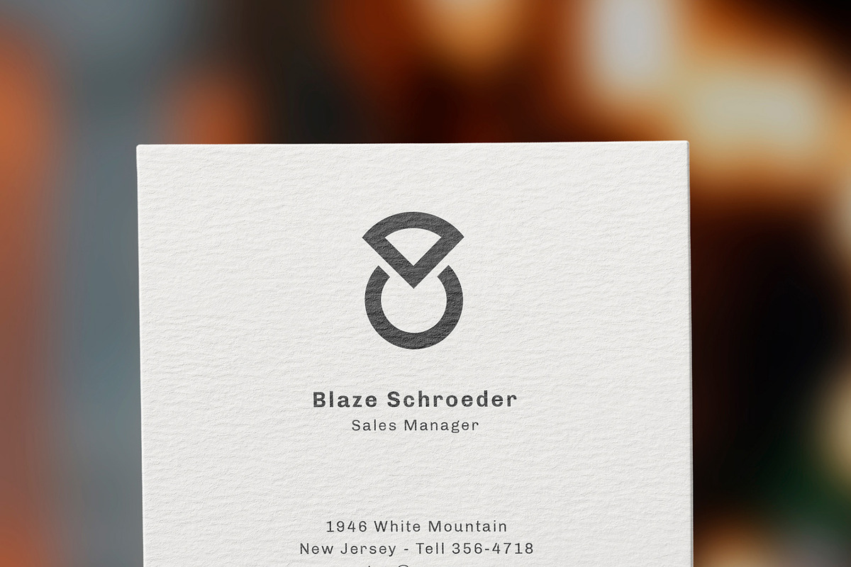 Square Business Card Mockup, a Product Mockup by GfxFoundry (Photo 5 of 6)