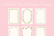 Whimsical Romantic Hand-drawn Frames, a Background Graphic by Ayya Studio (Thumbnail 11 of 11)