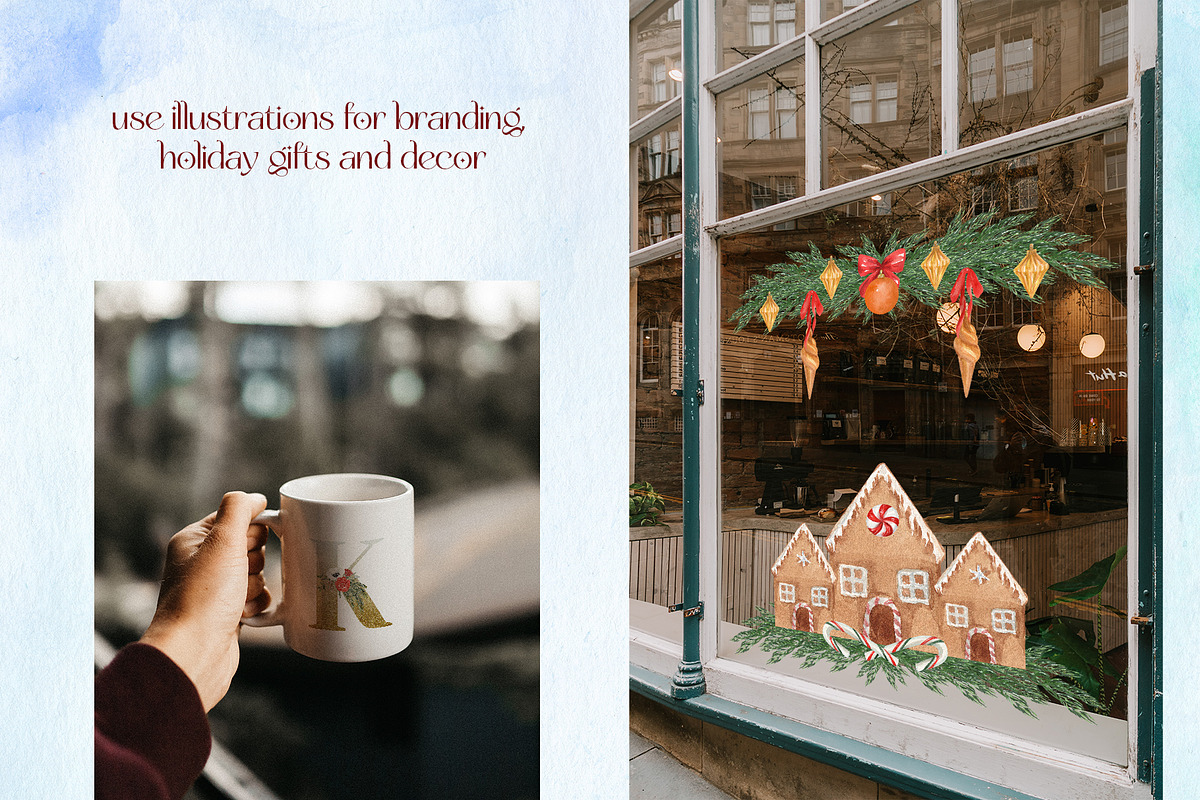 Merry & Bright Classic Christmas, a Seasonal Illustration by Catch the Dream Art (Photo 9 of 16)