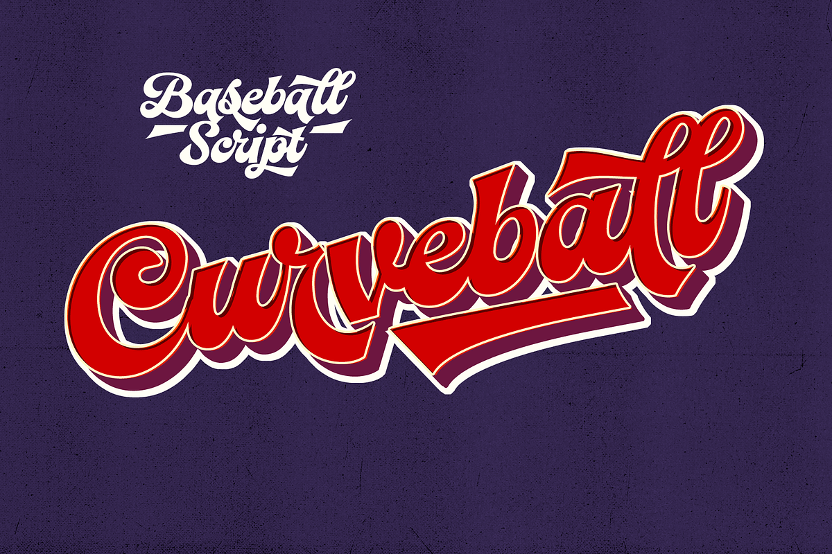 Baseball -Sport Font, a Script Font by Fenotype (Photo 10 of 14)