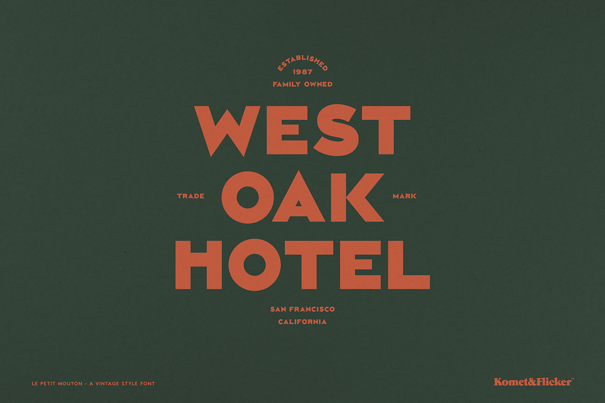 Le Petit Mouton, a Sans Serif Font by Komet & Flicker (Photo 2 of 13)