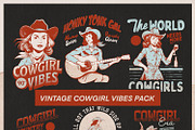 Vintage cowgirl vibes pack, a Person Illustration by Bromz Studio (Thumbnail 1 of 5)