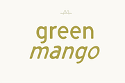 Green Mango, a Font by MEG BURK CHOI (Thumbnail 1 of 5)