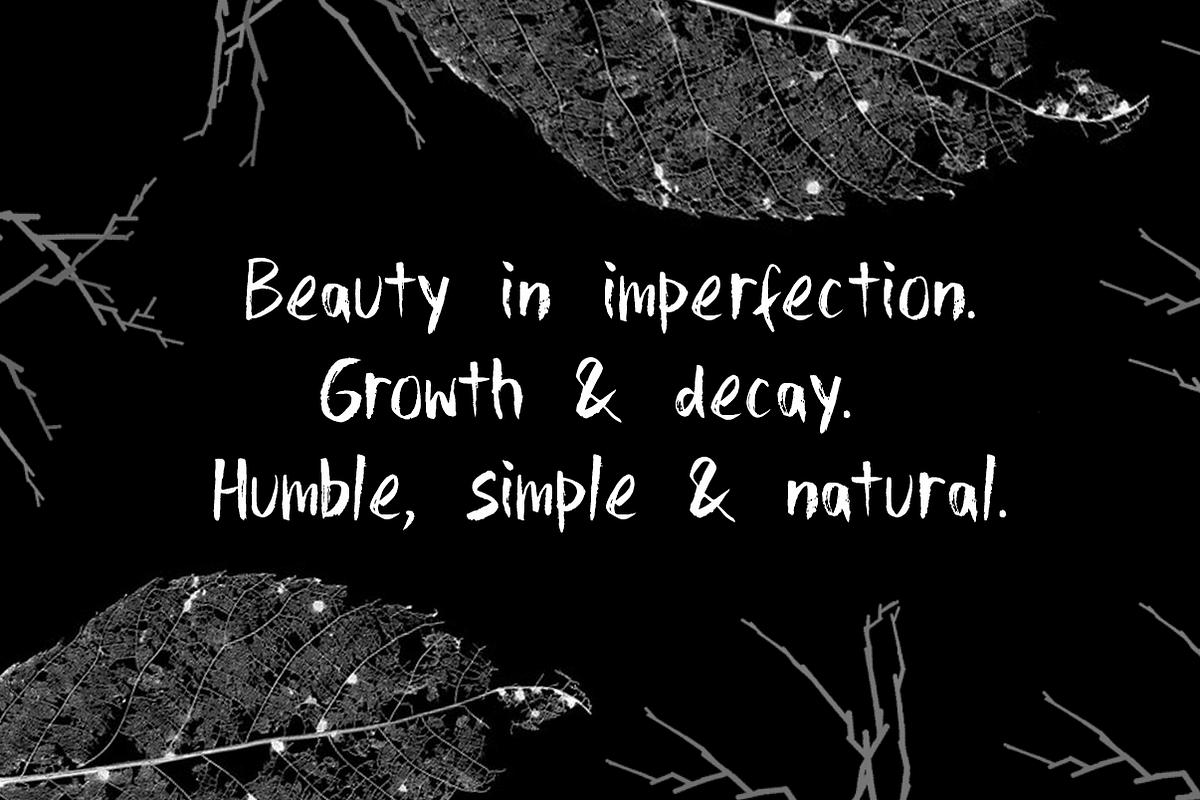 Wabi Sabi Handmade Font, a Script Font by Sheree Designs (Photo 2 of 3)
