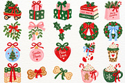 Christmas Dogs Clipart Holiday Pets, an Animal Illustration by SugarCloudStudioArt (Thumbnail 6 of 6)