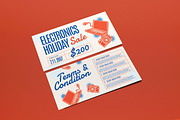 Electronic Holiday Sale Voucher, a Card Template by graphicook (Thumbnail 2 of 3)