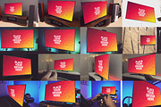 100 PSD Television Mockup, a Mockup by Laura (Thumbnail 2 of 7)
