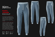 Jogger Pants Sport Mockup, a Shirt Mockup by Nanggroe Scripting (Thumbnail 1 of 9)