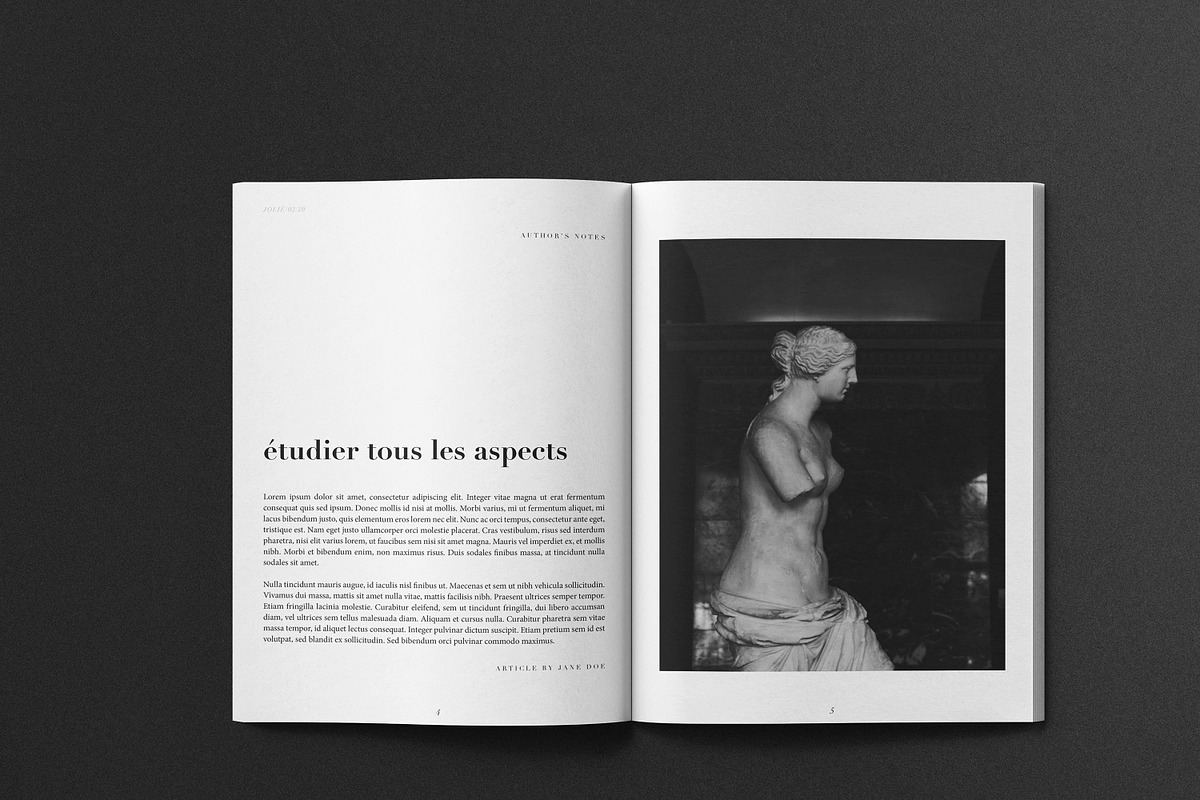 PARIS Magazine Template, a Magazine Template by Dorondo.Art (Photo 4 of 9)