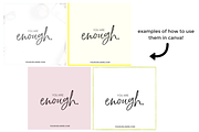 50 Image Boss Babe Quotes Pack, a Social Media Template by blackdahliapress (Thumbnail 5 of 5)