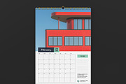 A3 Real Estate Calendar Template, a Stationery Template by DesignCrest (Thumbnail 3 of 14)