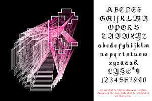 Pixel Fraktur Blackletter