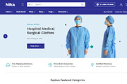 Medical Elementor WooCommerce Theme, a WordPress Template by UInstrument (Thumbnail 4 of 9)