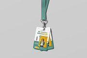 ID Card Mockup For Badge, an Advertising Mockup by graphicsecond (Thumbnail 2 of 5)