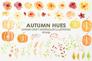 Autumn Hues Pumpkin Clipart