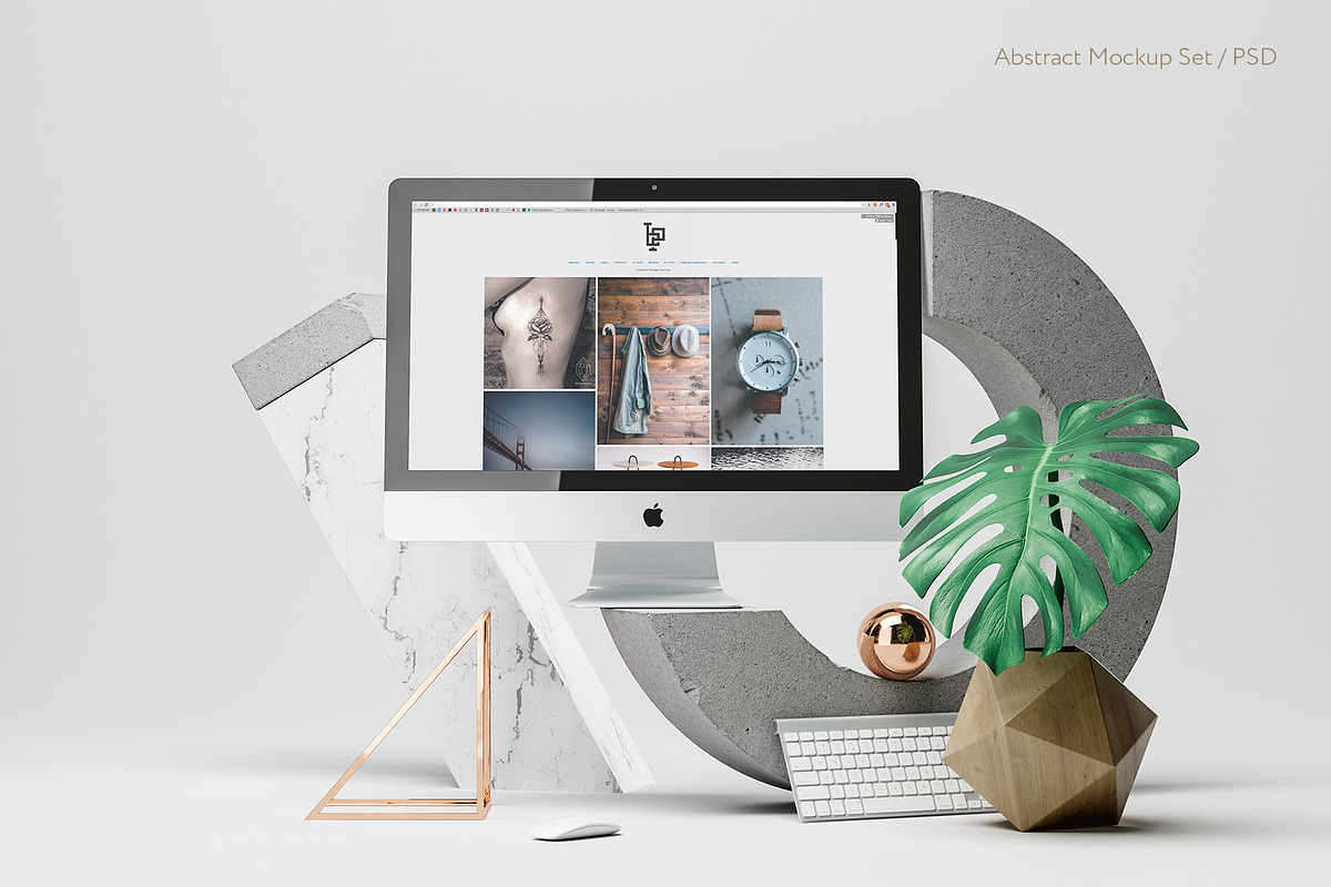 Abstract Mockup Set, a Mac Mockup by Best Pixels™ (Photo 3 of 10)