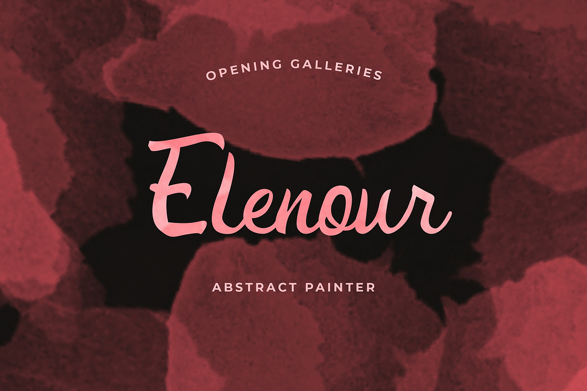 Sunday Night Handwritten Script Font preview 4