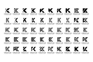 set of initials letter K a, a Branding & Logo Template by quadrazo