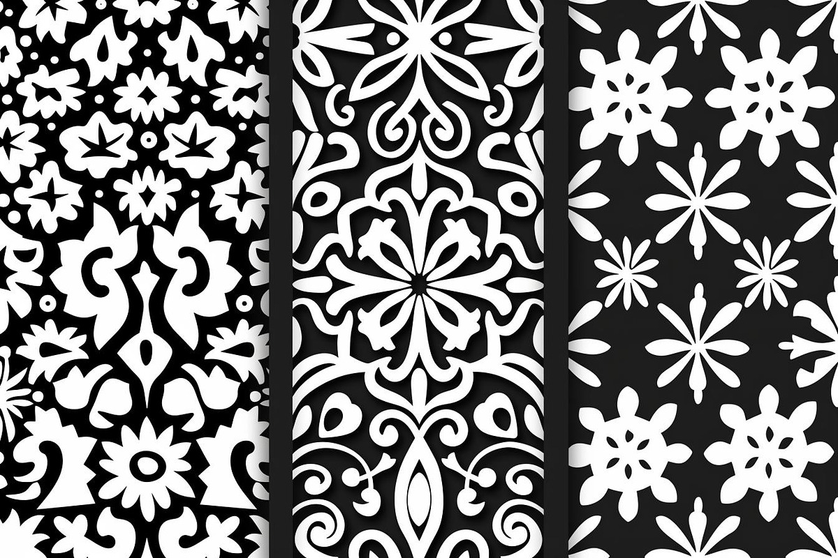 Elegant Geometric & Floral Laser Cut, an Object Graphic by Designs_River (Photo 3 of 12)