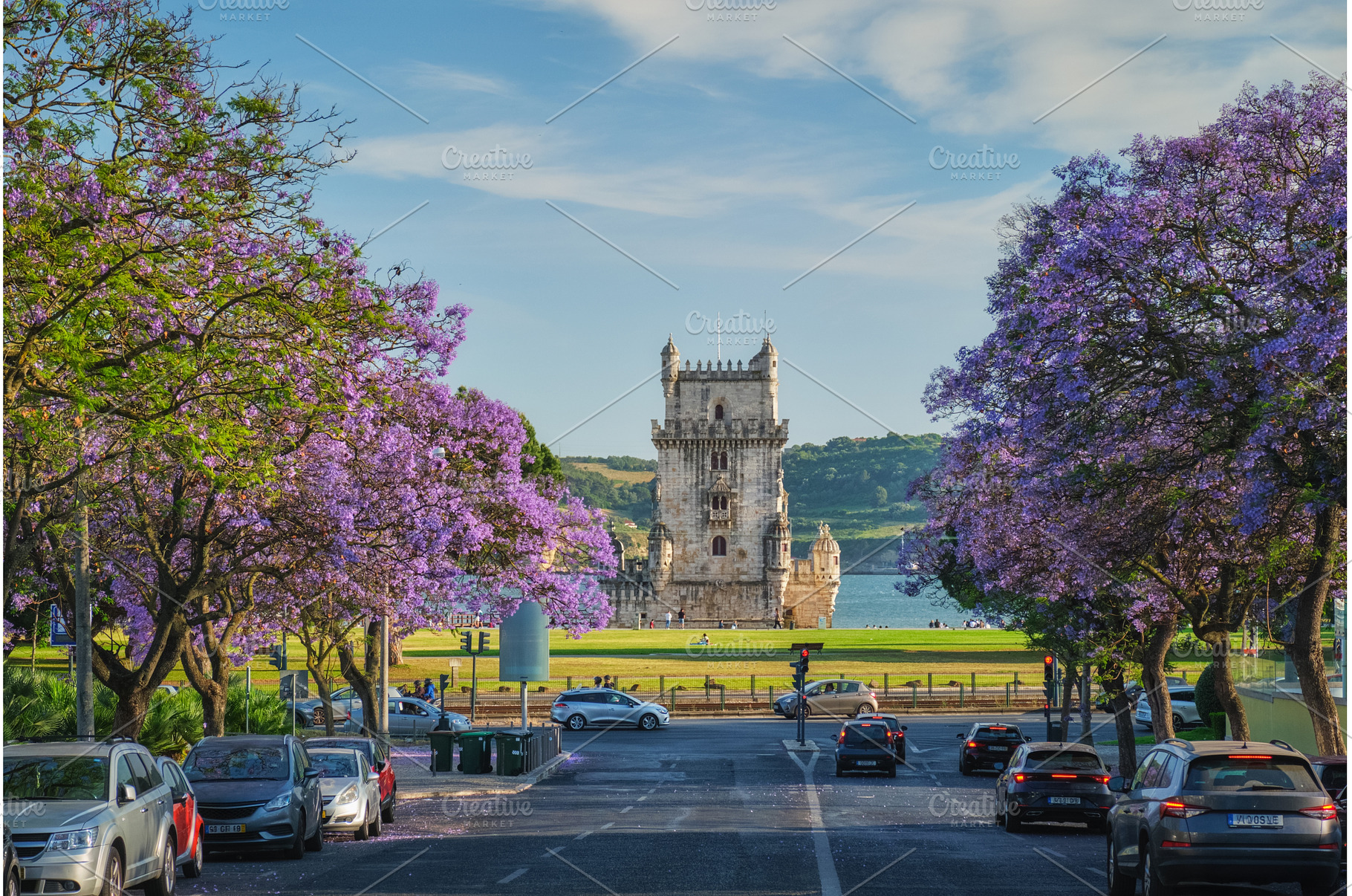 Belem Tower in Lisbon Framed by, an Architecture Photo by f9photos
